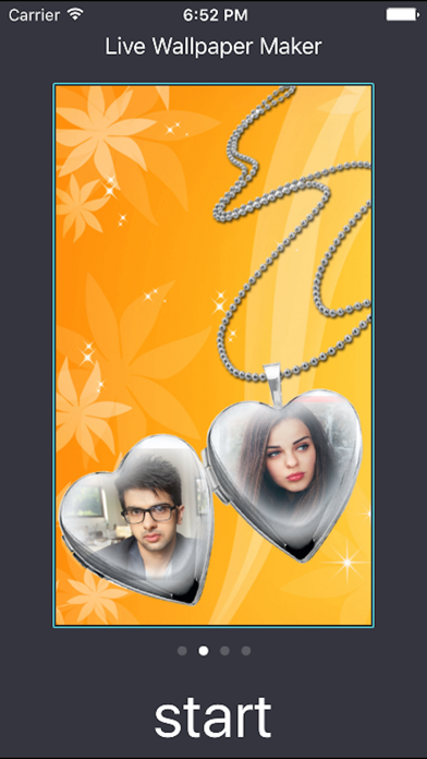 Screenshot #3 pour Live Wallpapers - Live Love Locket Wallpapers 2016