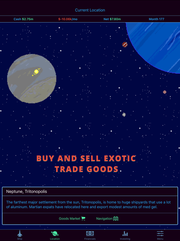 Limitless Fortune: Orbital Trade and Investment iPad screenshot 4 - Games app