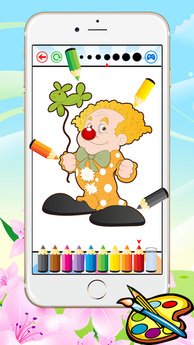 Circus Coloring Book for Kids - Toddlers drawing free games