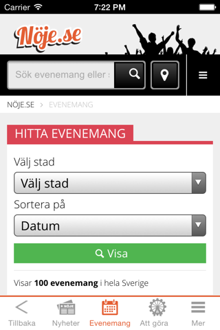 Nöje.se screenshot 3
