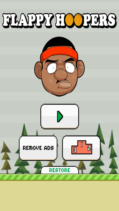 Screenshot #1 pour Flappy Hoopers: The Shooting Basketball Players