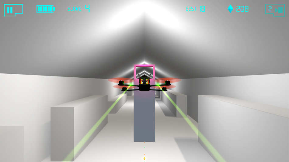 #2. Drone Racing -Quadcopter FPV racing (iOS) By: QIAN ZHOU