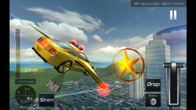 Flying Police Car Simulator 3D(圖3)-速報App