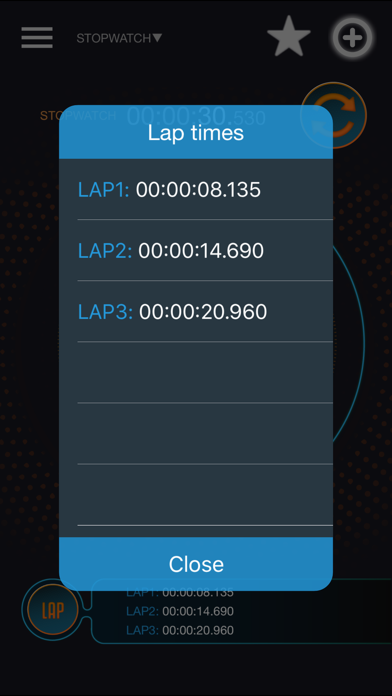 Screenshot of Smart Stopwatch and Timer3