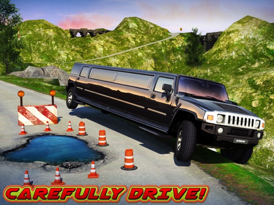 Offroad Hill Limo Driving 3D iPad screenshot