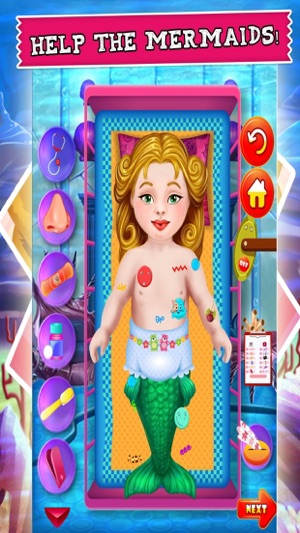 Little Baby Mermaid Nurse & Ocean Doctor