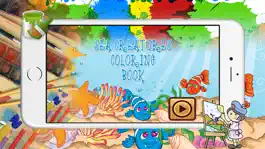Game screenshot Sea Creatures Coloring Books mod apk