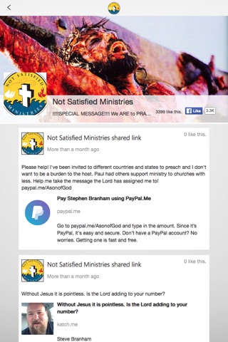 Not Satisfied Ministries screenshot 3