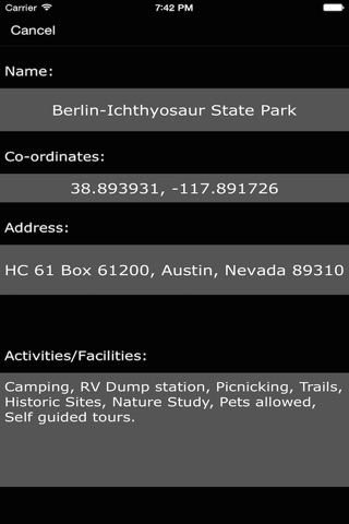 Nevada State Parks & Recreation Areas screenshot 3