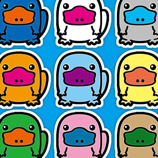 Platypus Land - Chibi Kawaii Animals Column Matches Up Games icon