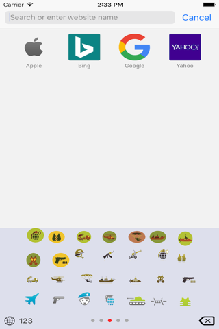 Military Emoji Keyboard screenshot 3