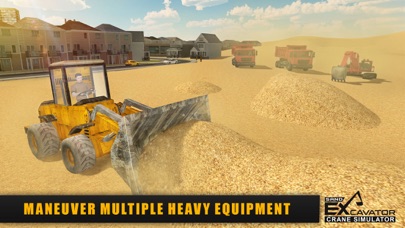 Sand Excavator Crane Simulator 3D - Be a Crane Operator & Drive loader Truck From Quarry To Construction Site 1.0.3 IOS -