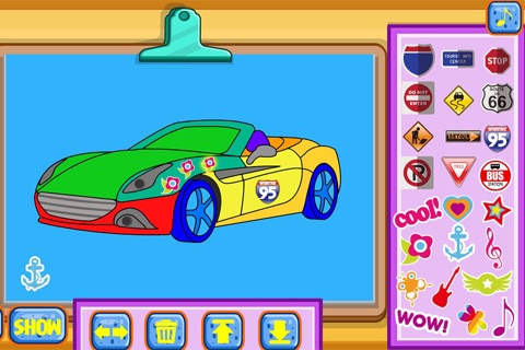 Cars coloring games screenshot 4