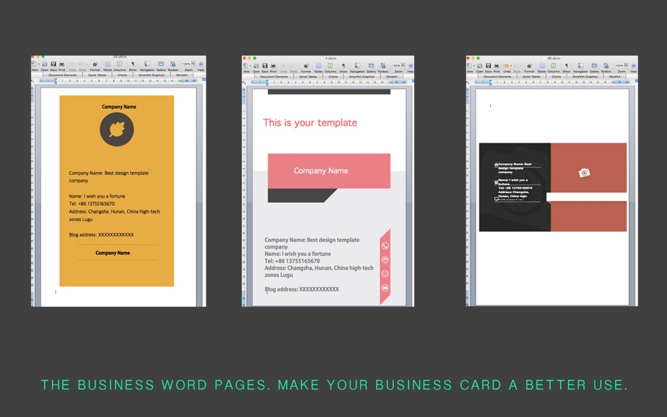 #2. W Templates-Business card (macOS) 由: 磊 范