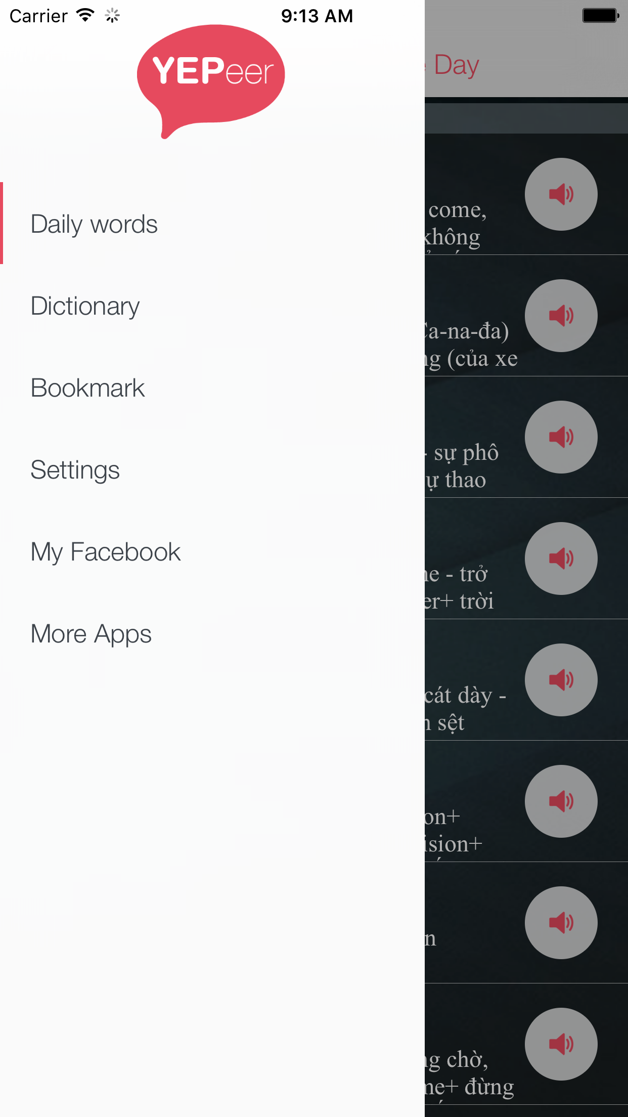 Từ điển 3000 từ tiếng anh thông dụng miễn phí screenshot 2