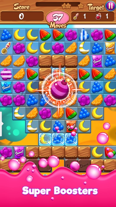 JELLY CRUSH MANIA - KING OF SWEETS MATCH 3 GAMES 3.1 IOS GAME GIẢI TRÍ JELLY CRUSH MANIA - KING OF SWEETS MATCH 3 GAMES 3.1 IOS