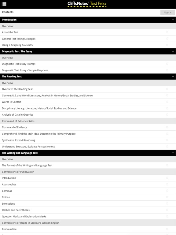 CliffsNotes Test Prep