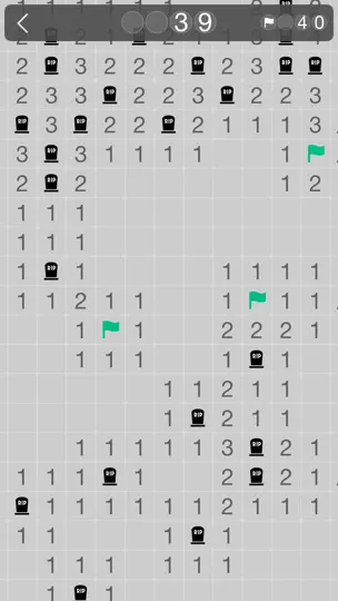 Скриншот Minesweeper Simple на iPhone 4