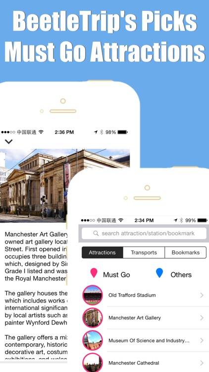 Manchester travel guide with offline map and metro transit by BeetleTrip screenshot-4