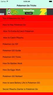 guide for pokemon go - video iphone screenshot 1