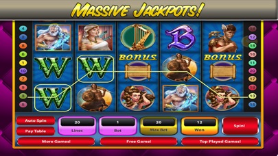 Screenshot #3 pour Slots Casino Poseidons jeux Récompenses quotidiennes gratuites