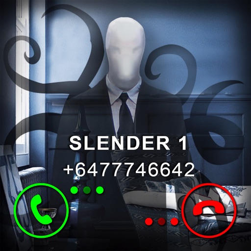 Fake Video Call Slender Icon