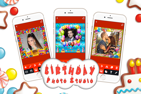 Happy Birthday Photo Studio – Beautify B-Day Pic.s With Best Sticker & Frame Edit.or screenshot 3