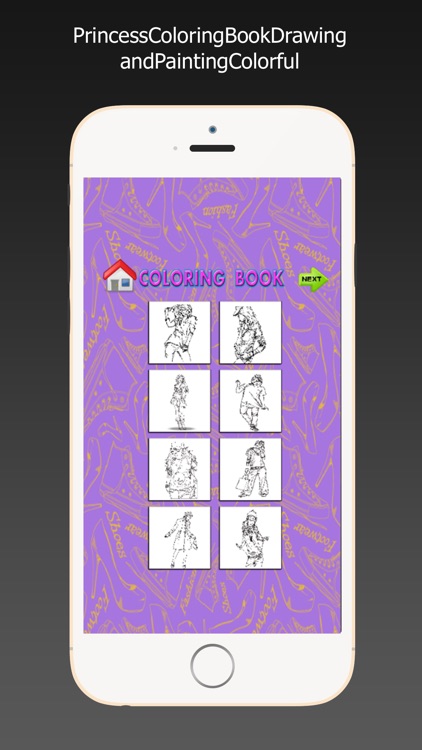 Princess Coloring Book Drawing Painting Colorful screenshot-3