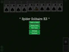 Spider Solitaire Classic Patience Game Free Edition by Kinetic Stars KS iPad image 3