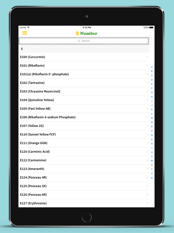 Screenshot #6 pour E Numbers - Food Additives and Ingredients Association