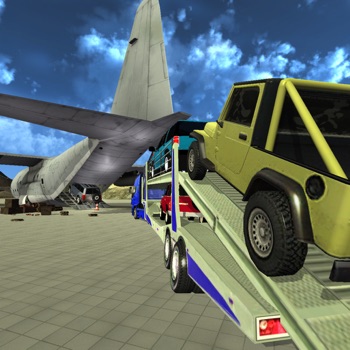 offroad jeep: vliegtuig lading