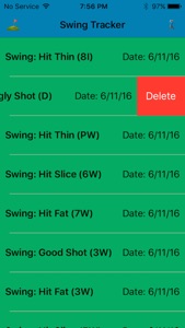 Golf Swing Tracker screenshot #5 for iPhone