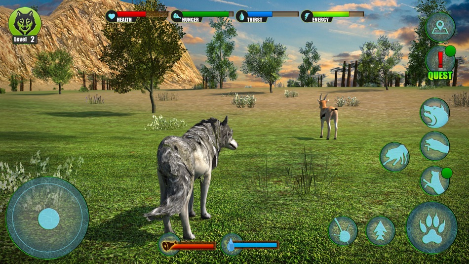#4. Real Wolf Adventure 3D (iOS) 由: Tap2Play, LLC (Ticker: TAPM)