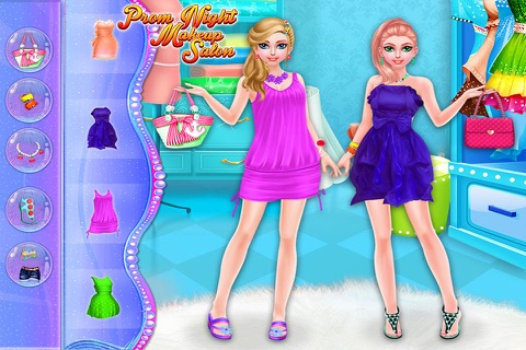 Prom Night Makeup Salon - Princess Party for Virtual Makeover Girls game screenshot 3