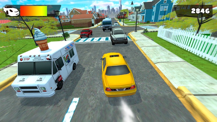 Free Taxi Driver Racing Game 3D screenshot-4