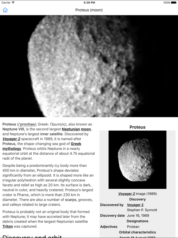 Screenshot #5 pour CHI Encyclopedia of the Solar System