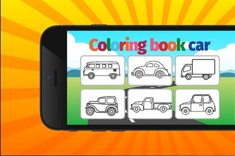 Car Coloring Book - Educational Coloring Game for Kids & Toddlers screenshot 2