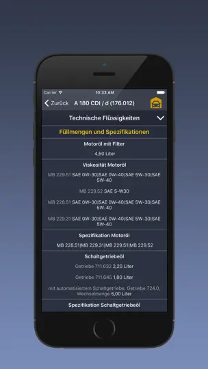 Screenshot von TechApp Für Mercedes auf dem iPhone 5