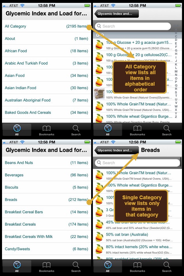 Glycemic Index and Load for Foods Plus+ screenshot 3