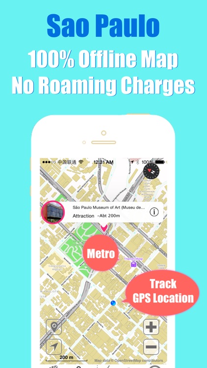 Sao Paulo travel guide with offline map and Brazil cptm emtu metro transit by BeetleTrip screenshot-3