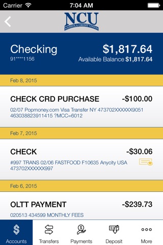 Naheola CU Mobile Banking screenshot 4