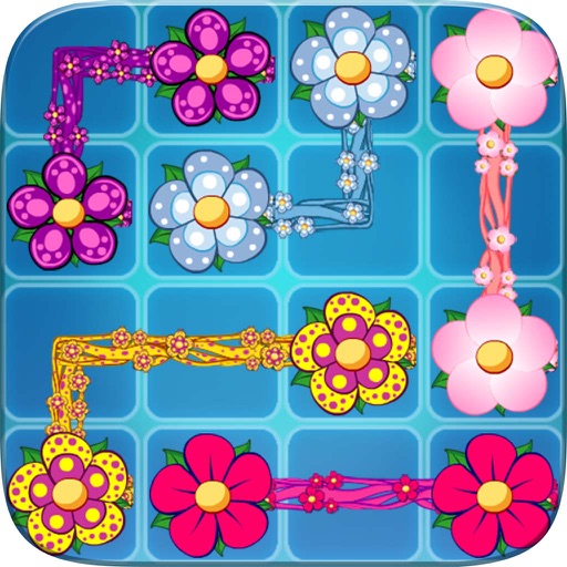 Blossom Flower Draw Lines Link Puzzle - Connect The Dots Flow Free icon