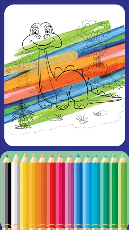 Game screenshot Dinosaurs Village coloring page for boys Fourth Edition apk