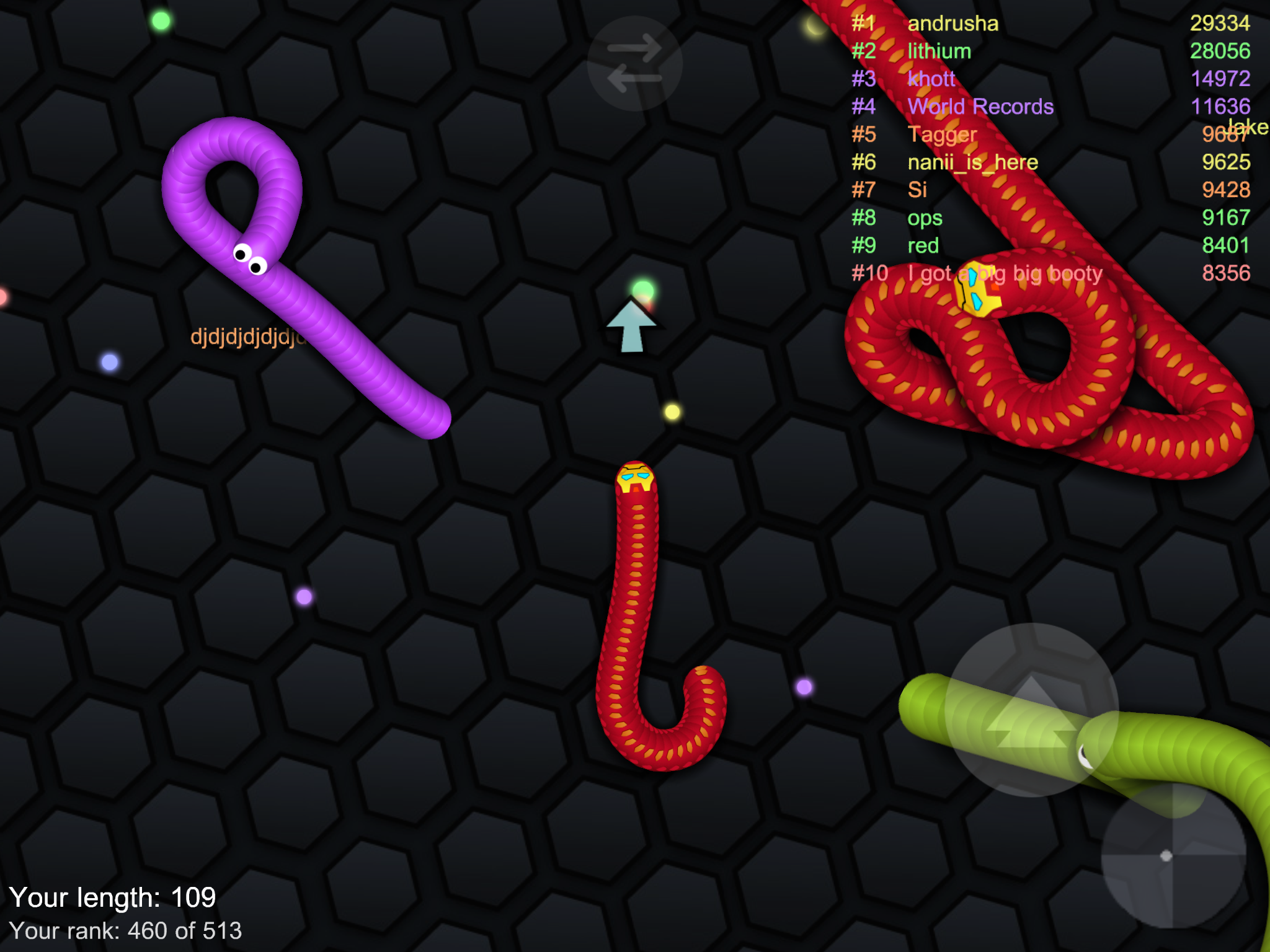 Flashy Snake - Rolling Worm All O Skins Unlocked