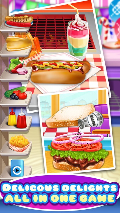 Screenshot #3 pour Crazy Food Maker Kitchen Salon - Chef Dessert Simulator & Street Cooking Games for Kids!