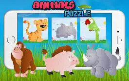 Game screenshot Easy Animals Jigsaw Drag And Drop Puzzle Match Games For Toddlers And Preschool mod apk