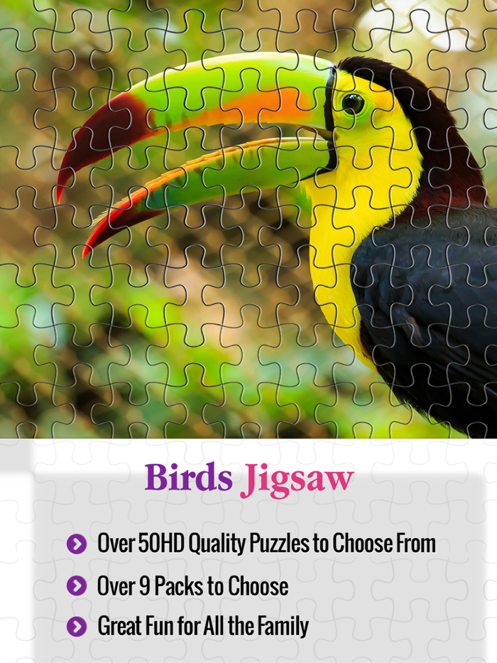 Puzzles Amazing Jigsaw Birds Collection Pro