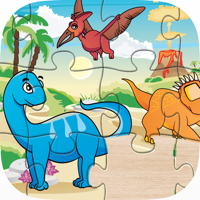 Dinosaur Puzzle for Kids - Dino Jigsaw Games Free for Toddler and Preschool Learning Games