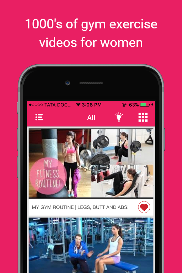 Women Gym Exercise Videos Healthy fitness workout