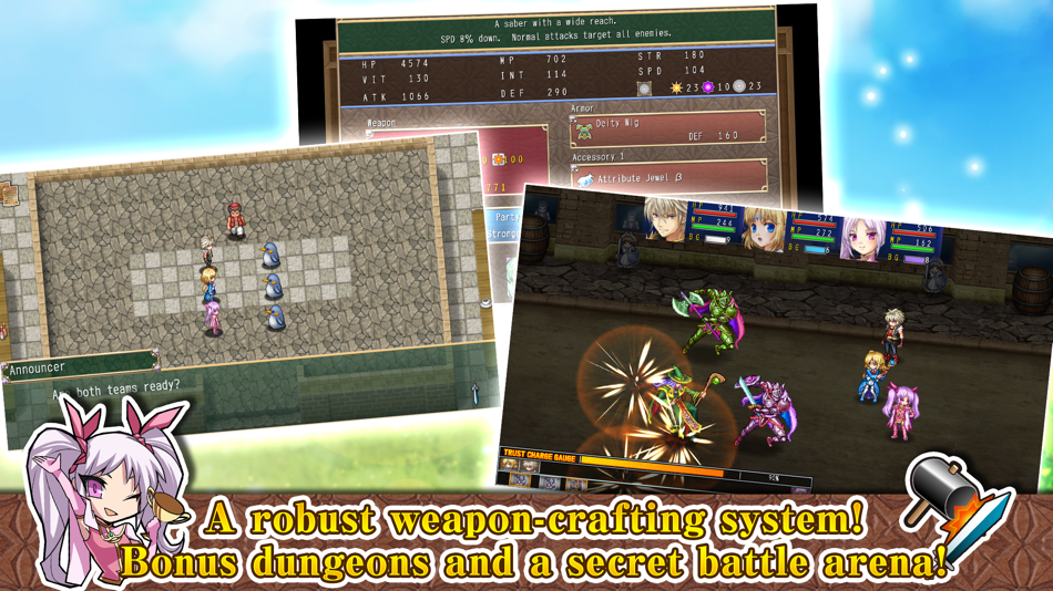 #4. RPG Asdivine Cross (iOS) 由: Kotobuki Solution Co., Ltd.